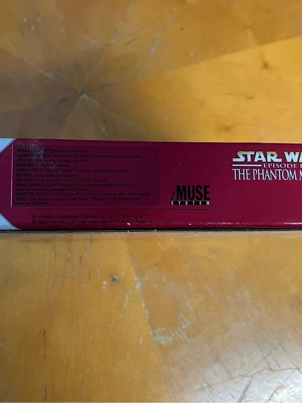 Star Wars Episode 1 The Phantom Menace PC Game Vintage 1999 Complete Big Box